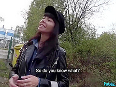 Thomas Hyka In Horny Stud Fucks Dark-haired Slut In Public