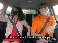 Lady Dee And Kristof Cale In Girl In Car Sucks Off Nice Shaved Penis To Driving Teacher