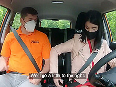 Lady Dee And Kristof Cale In Girl In Car Sucks Off Nice Shaved Penis To Driving Teacher