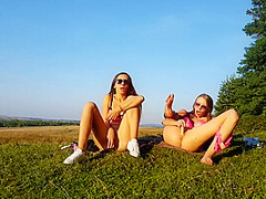 Fabulous Homemade Masturbation, Outdoor Sex Clip