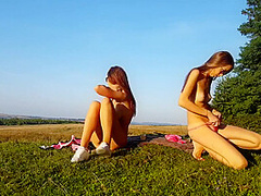 Fabulous Homemade Masturbation, Outdoor Sex Clip