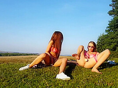 Fabulous Homemade Masturbation, Outdoor Sex Clip