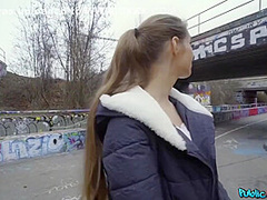 Kinuski Sucks Cock And Licks Balls Before Getting Laid