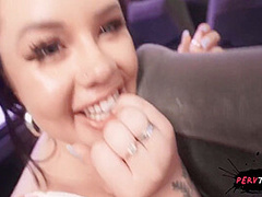 Madalina Moon And Kai Jaxon - On The Public Bus - Pervteen 10 Min