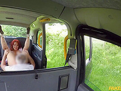 Jordan Jagger - Shows A Cab Driver Her Blowjob Skills In The Backseat