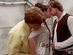 Star Wars - Whores Strike Back - Jennifer White, Allie Haze And Jennifer Dark