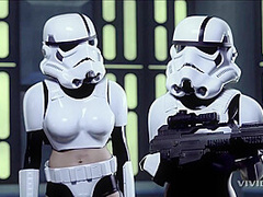 Star Wars - Whores Strike Back - Jennifer White, Allie Haze And Jennifer Dark