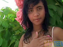 18+ Solo Fingering Orgasm Outdoor With Tobie Teen