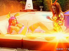 Pornstar Go Xxx Parody With Jordi El Nino Polla, Alexa Tomas, Ella Hughes, Patty Michova - Brazzers