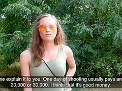 A Young Girl On The Nature Agreed To Have Sex In The First Person With Stacy Cruz