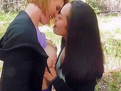 Lana Mars And Ak Gingersnaps In Horny Lesbian Hik