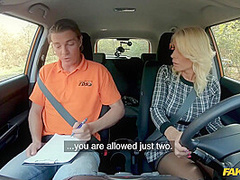 Tiffany Rousso And Ricky Rascal In A Mature Lady Yields Her Pussy To A Young Handsome Driving Instuctor Tiffany