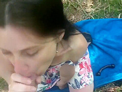 Strangers Cum On My Face Outdoors