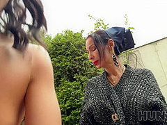 HUNT4K. Brunette Lola Danger gave Hunter the best deepthroat he ever had