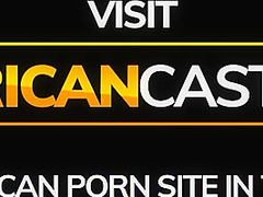 Big booty ebony amateur girl loves a huge cock and getting fucked outside