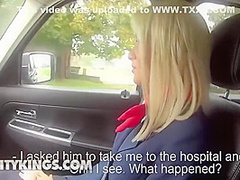 Rides George Uhls Cock For Picking Her Up With Olivia Devine