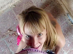 Horny Milf With Small Tits And Perfect Ass Fucking In An Abandoned Building. Real Pov Outdoor Fuck(full Video - Red)
