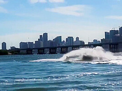 Bald Man Rolled Beauties On A Water Scooter And Tore Them On The Beach - Jessie Wylde