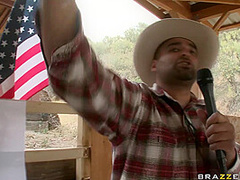 Going Once, Going Twice... Buttsex! With Danny Mountain, Luscious Lopez, Katja Kassin - Brazzers