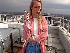 Lustful Bitch Almost Swallowed A Guys Dick Right On The Street 10 Min