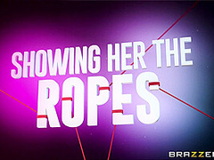 Showing Her The Ropes With Xander Corvus, Aaliyah Hadid, Courtney Taylor - Brazzers