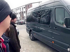 Kitty Core In Crazy German Milf Takes It Rough On The Van From A Perv Horny Man