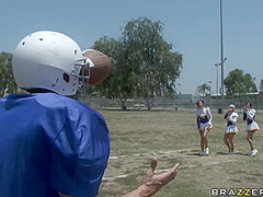 Cheerleader Distraction With Crissy James, Scott Nails - Brazzers