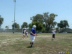 Cheerleader Distraction With Crissy James, Scott Nails - Brazzers