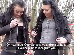 Real Fake Twins Stopped On The Street For Indecent Proposals