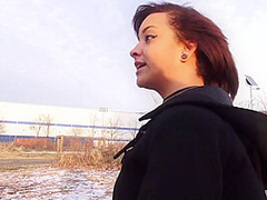 Grayson Z Shows Her Tits In Public Before Heading Back To Her Apartment To (Almost) Fuck James Deen