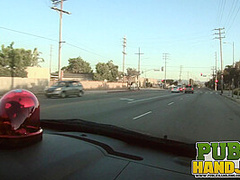 Olivia Austin Uses Her Hand Skills to Get Out of Jail - PublicHandjobs