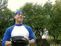 Baseballs In Your Mouth With Johnny Sins, Nika Noire - Brazzers