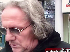 German virgin persuaded to have sex at the first casting