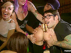 Brand New Model Gets The Full Public Disgrace Experience - Ass Alert - Kink
