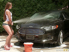 Crazy Ex Car Wash With Amirah Adara, Danny D - Brazzers