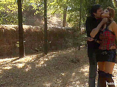 Cum Guzzling Euro Trash Whore, Hanna Montada, Gets Fucked Like A Sex Doll In Busy Urban Madrid - Kink