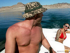 Fucking On The Open Water: Part One With Xander Corvus, Will Powers, Vanessa Cage, Juelz Ventura - Brazzers