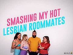 Smashing My Hot Lesbian Roommates With Xander Corvus, Codi Vore, Nolina Nyx - Brazzers