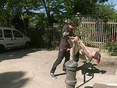 European Cutie Made To Jack Off A Stranger And Walk Through The Streets With His Cum On Her Face - Kink