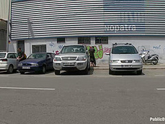 European Cutie Made To Jack Off A Stranger And Walk Through The Streets With His Cum On Her Face - Kink