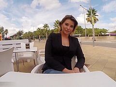 Anna Polina - Russian Babe Takes A Public Anal Pounding