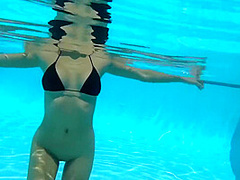 Bj Under Water/asian Feet/public Flash