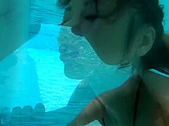 Bj Under Water/asian Feet/public Flash