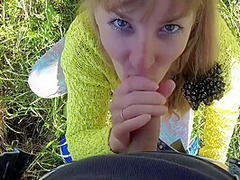 Public Blowjob And Doggystyle In The Park With A Cute Sasha Pov - Sasha Cane