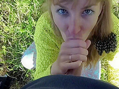 Public Blowjob And Doggystyle In The Park With A Cute Sasha Pov - Sasha Cane