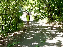 Gets Creampied Fucking Outdoors With Kittina Clairette