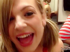 Dahlia Sky And Dana Vespoli: Public Anal Fingering