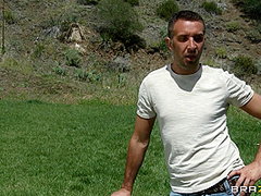 Field Of Reams With Keiran Lee, Lylith Lavey, Kagney Linn Karter - Brazzers