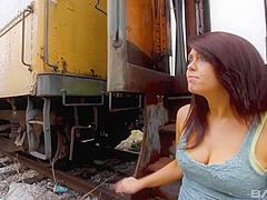 Ryan Smiles gets fucked like a slut in an abandoned trailer