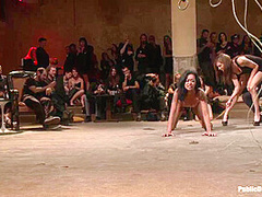 Beautiful Fetish Model Is Pushed To Her Limits And Pounded Hard In The Ass - Kink